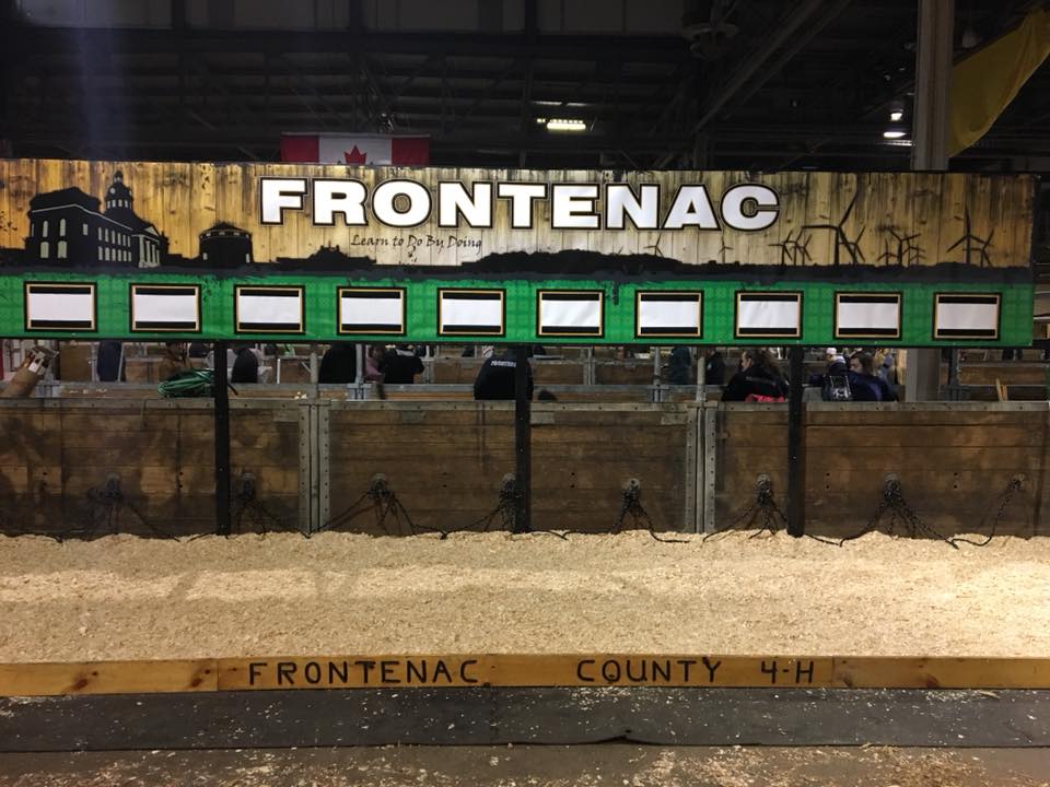Frontenac pack from the 2017 TD 4H Youth Dairy Classic show