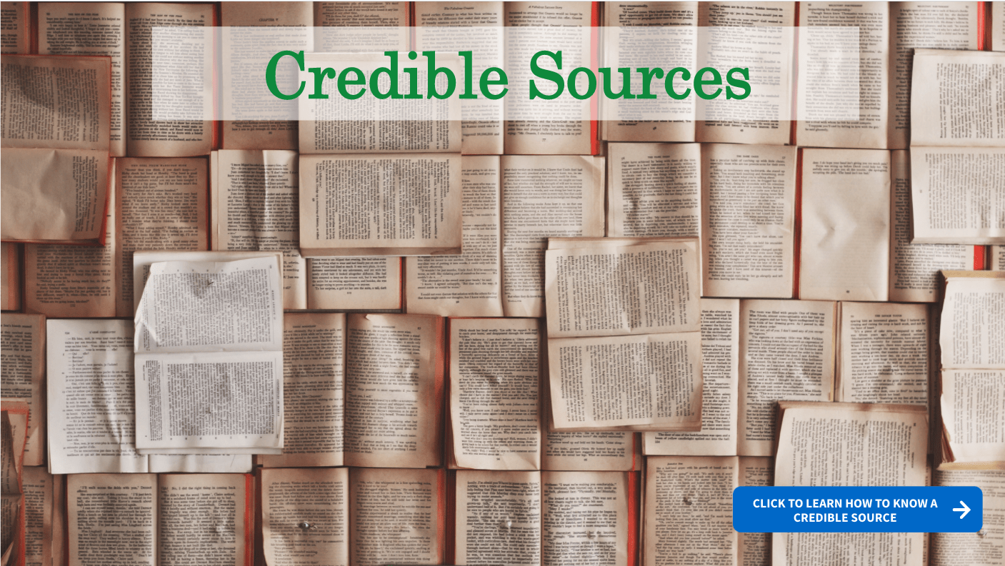 Credible source graphic